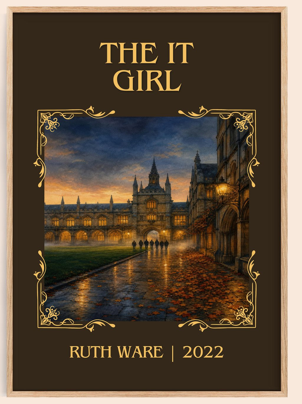 The It Girl Classic Book Art Print by Ruth Ware – book poster