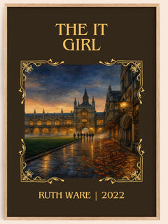 The It Girl Classic Book Art Print by Ruth Ware – book poster