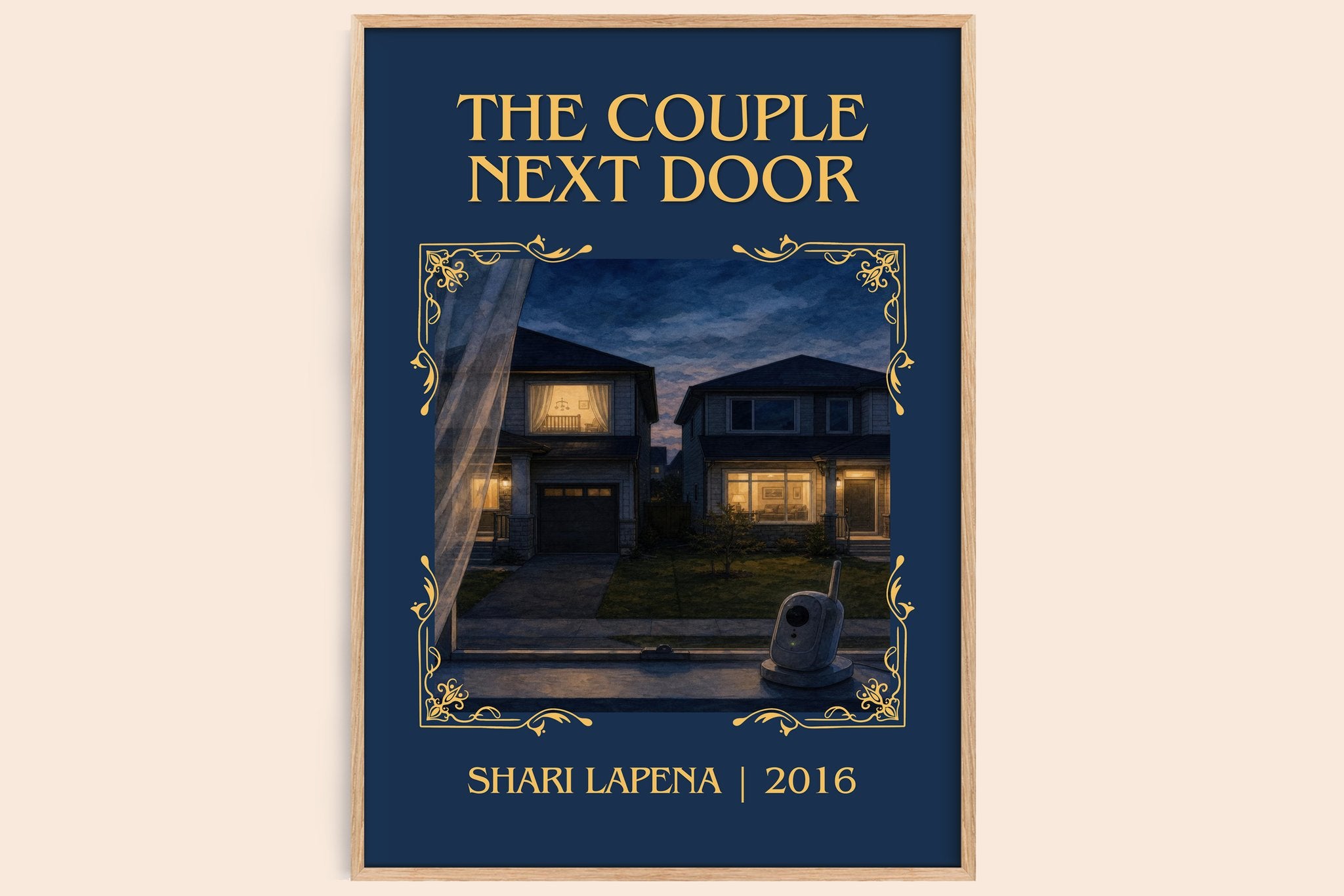 The Couple Next Door Classic Book Art Print by Shari Lapena
