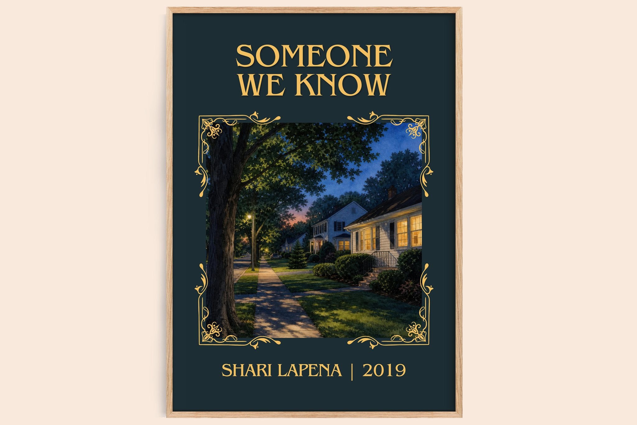 Someone We Know Classic Book Art Print by Shari Lapena