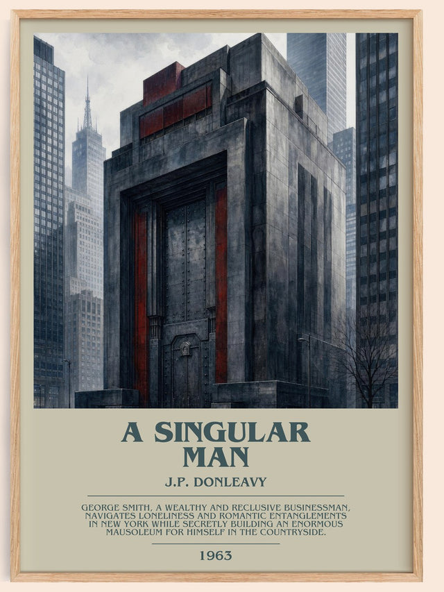 A Singular Man Bookish Wall Art by J.P. Donleavy