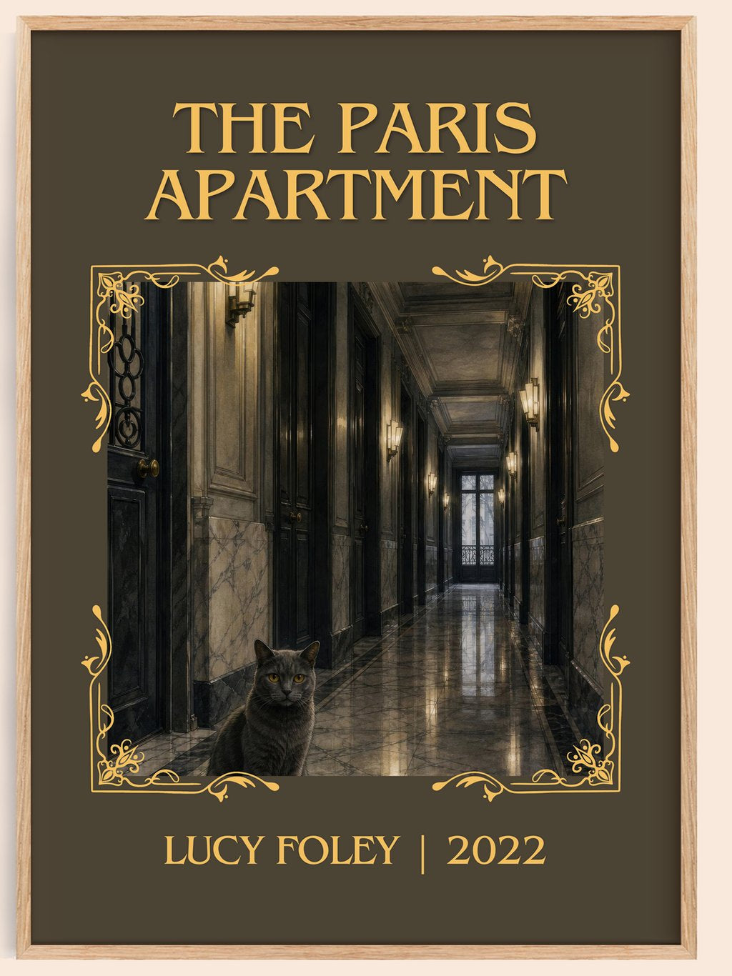 The Paris Apartment Classic Book Art Print by Lucy Foley – book poster