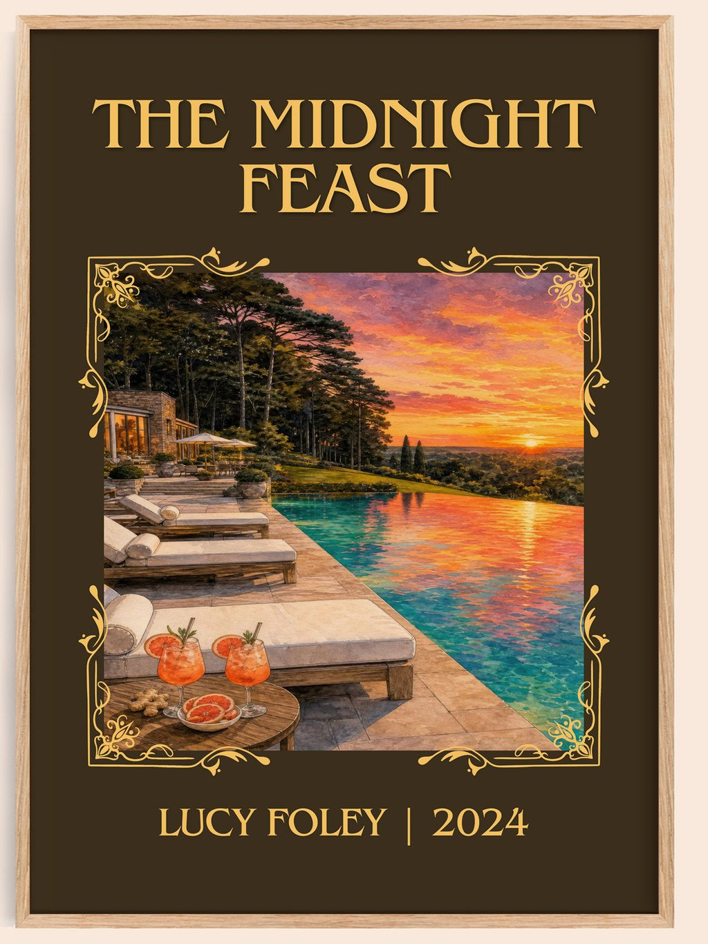The Midnight Feast Classic Book Art Print by Lucy Foley – book poster