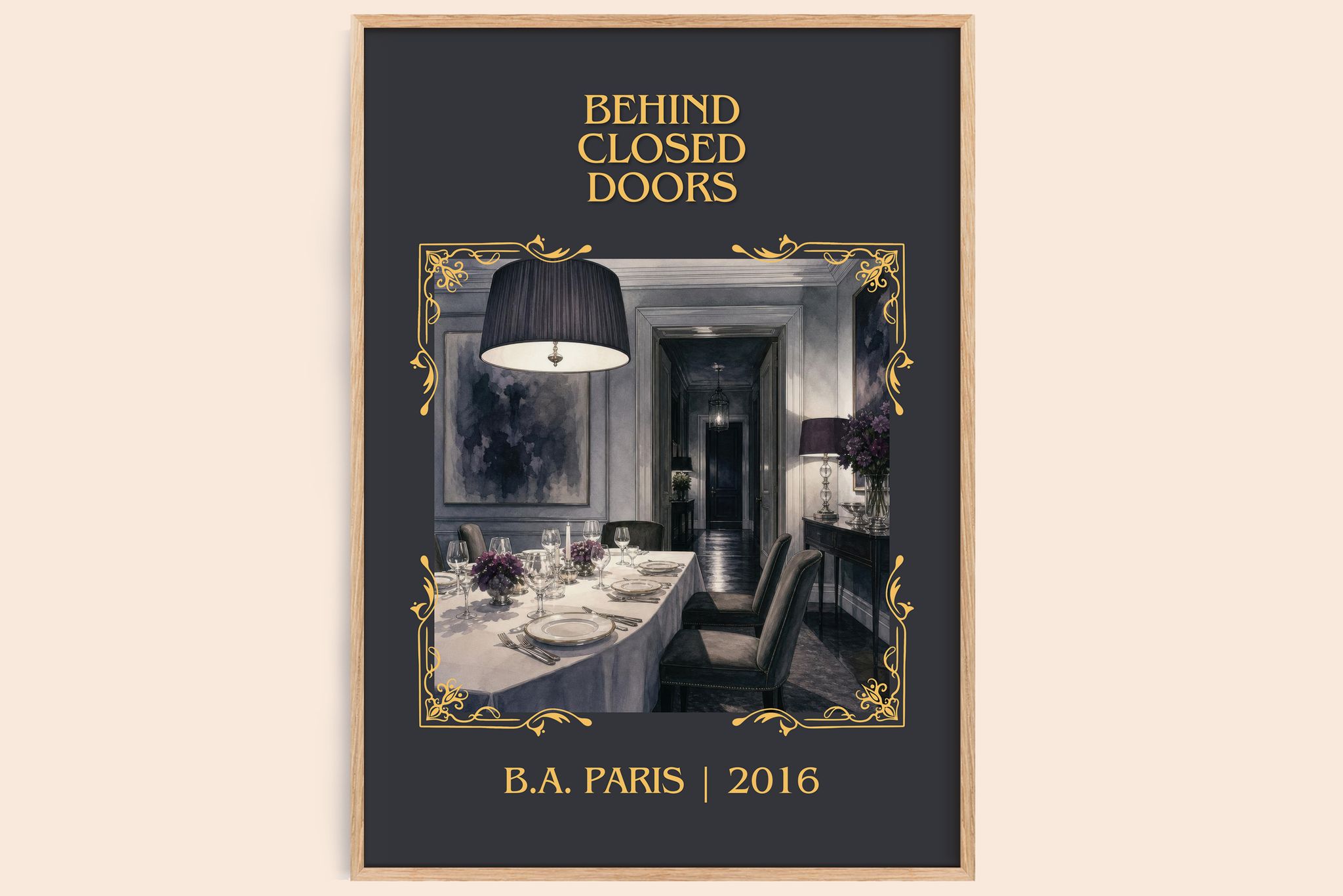 Behind Closed Doors Classic Book Art Print by B.A. Paris
