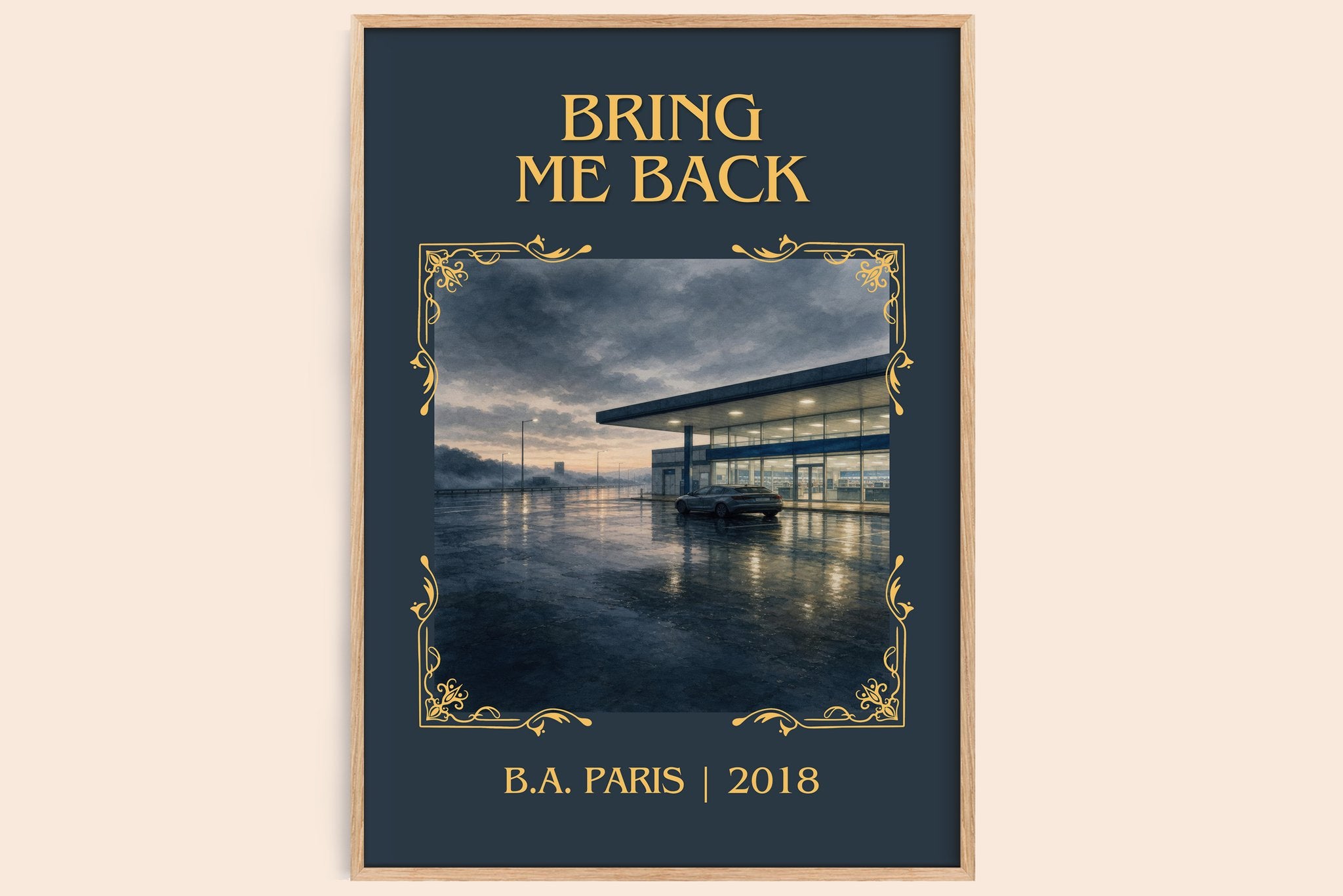 Bring Me Back Classic Book Art Print by B.A. Paris