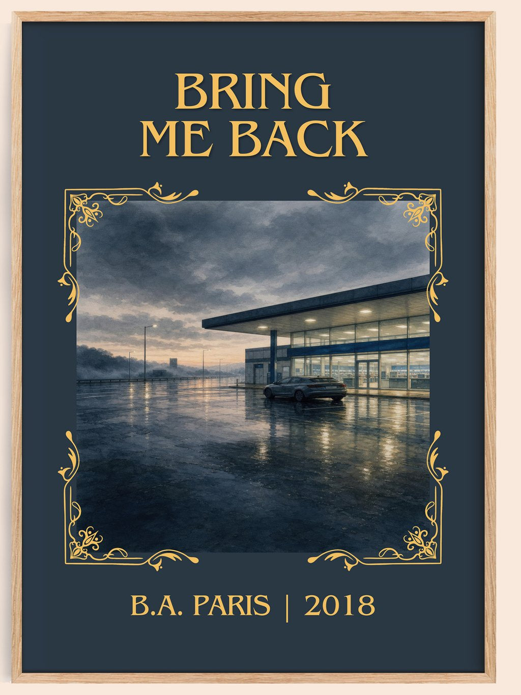Bring Me Back Classic Book Art Print by B.A. Paris – book poster