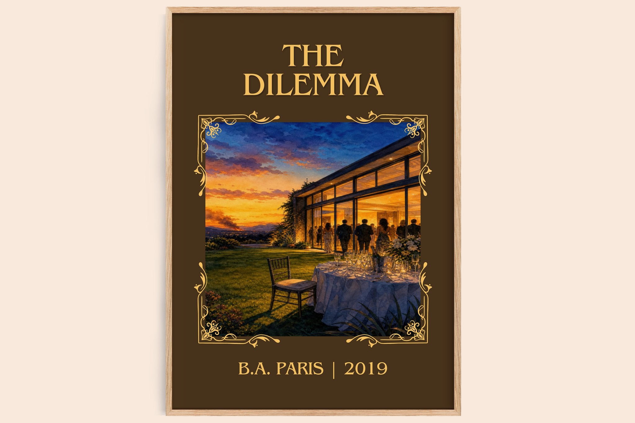 The Dilemma Classic Book Art Print by B.A. Paris