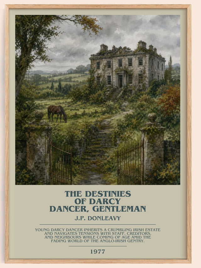 Destinies Of Darcy Dancer, Gentleman Bookish Wall Art by J.P. Donleavy