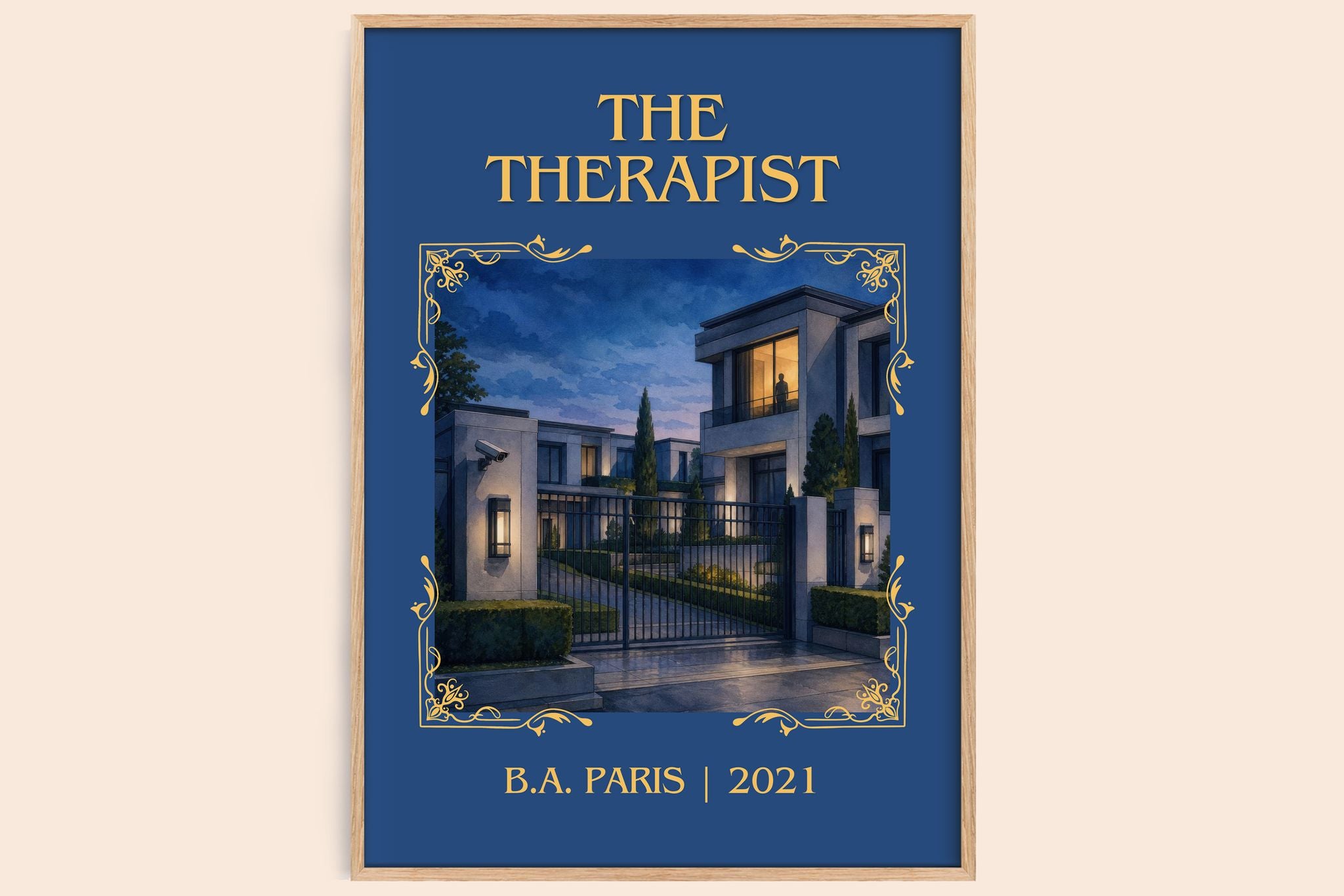 The Therapist Classic Book Art Print by B.A. Paris
