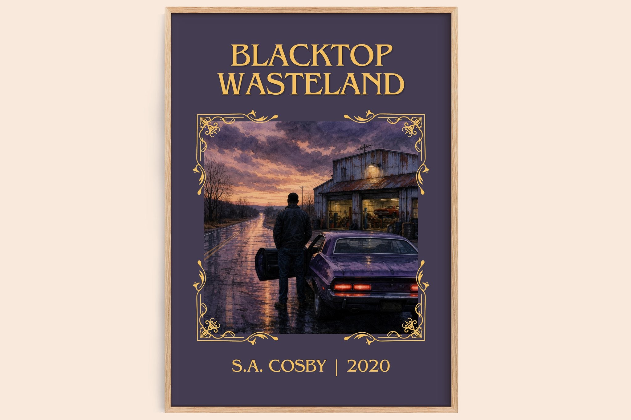 Blacktop Wasteland Classic Book Art Print by S.A. Cosby