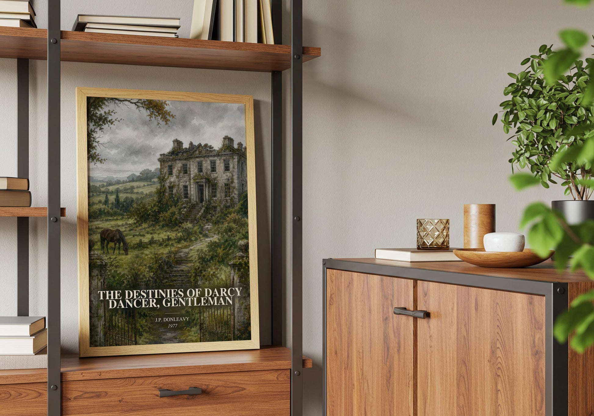 The Destinies Of Darcy Dancer, Gentleman book watercolour illustration paper finish options – matte satin gloss