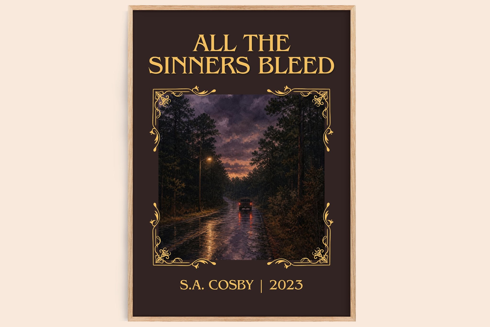All the Sinners Bleed Classic Book Art Print by S.A. Cosby