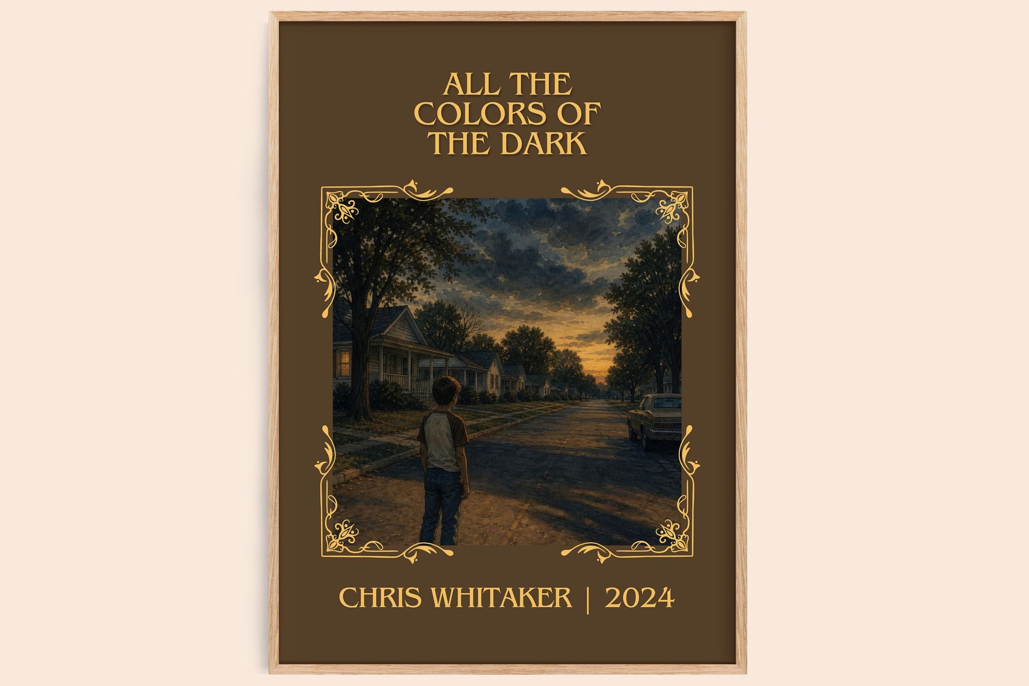 All the Colors of the Dark Classic Book Art Print by Chris Whitaker