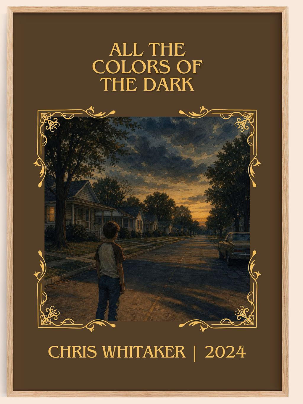 All the Colors of the Dark Classic Book Art Print by Chris Whitaker – book poster