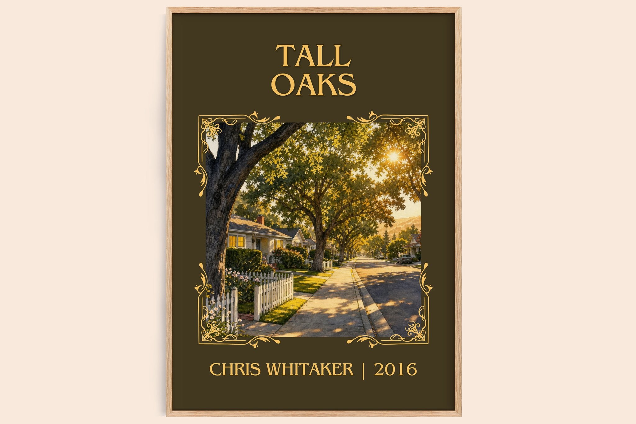Tall Oaks Classic Book Art Print by Chris Whitaker
