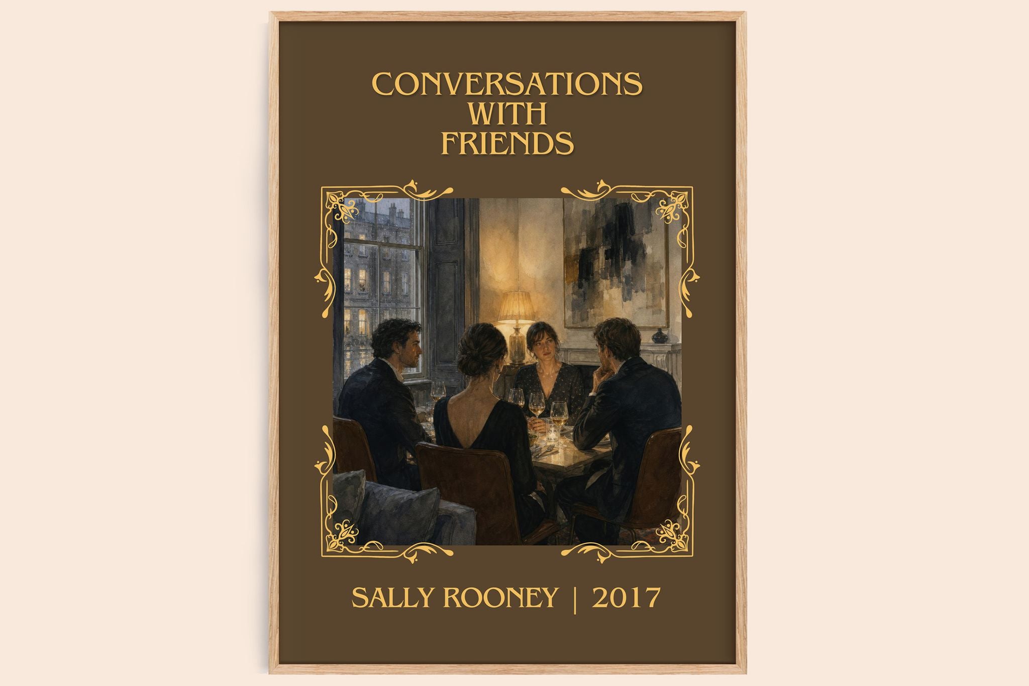 Conversations with Friends Classic Book Art Print by Sally Rooney
