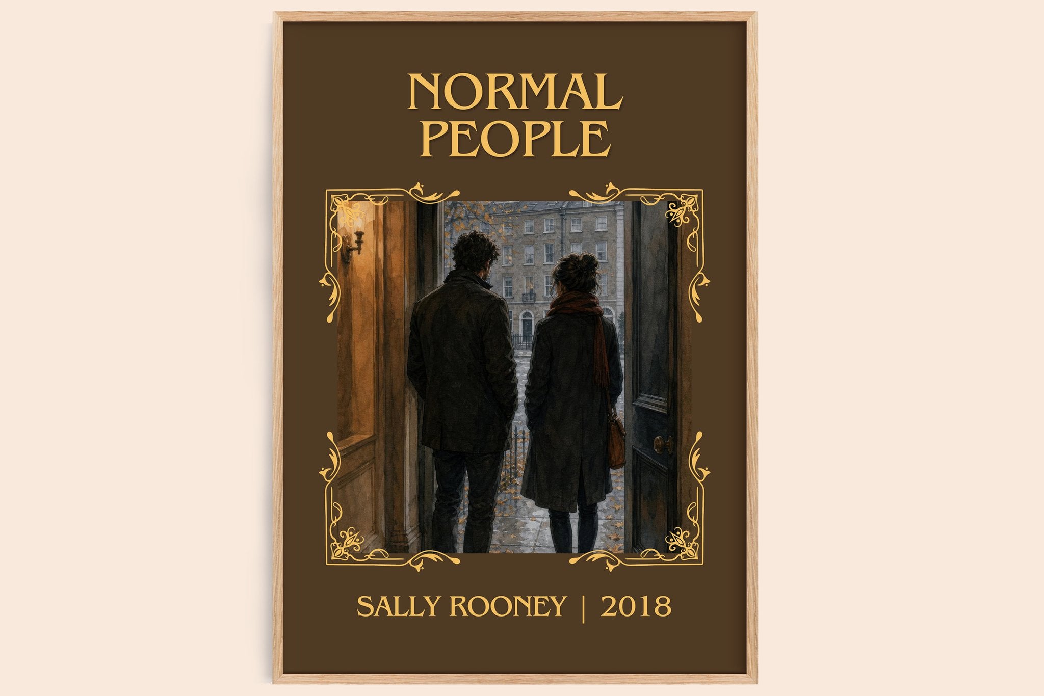 Normal People Classic Book Art Print by Sally Rooney