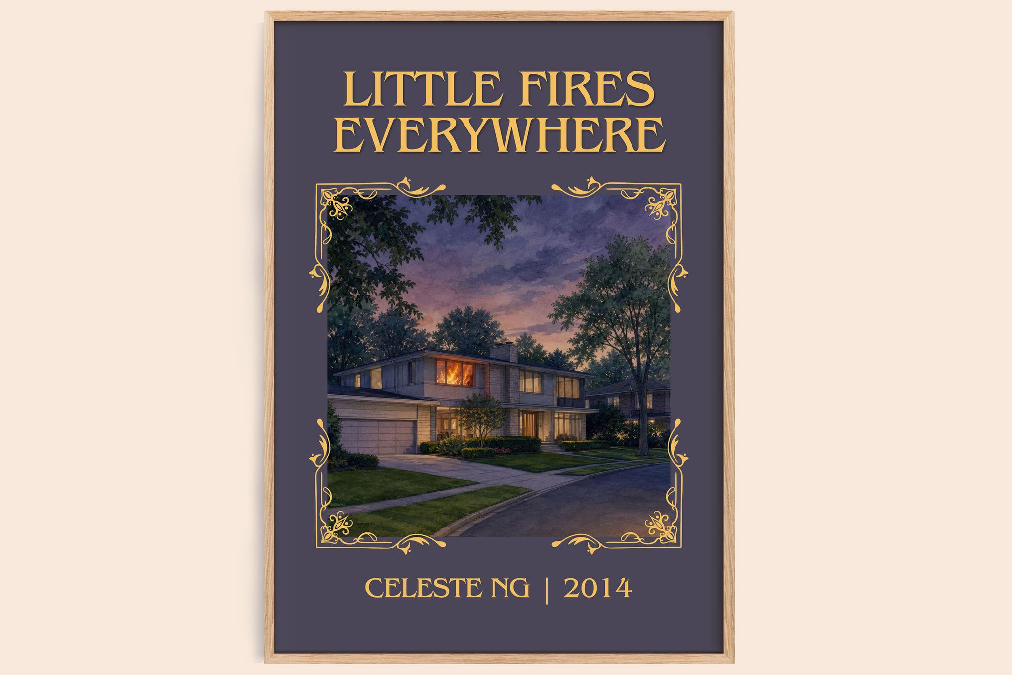 Little Fires Everywhere Classic Book Art Print by Celeste Ng