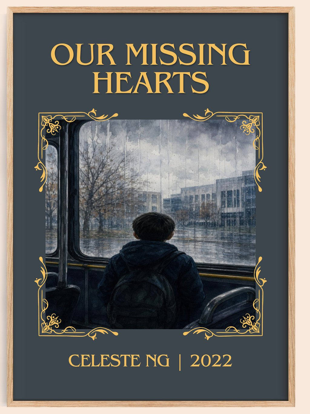 Our Missing Hearts Classic Book Art Print by Celeste Ng – book poster