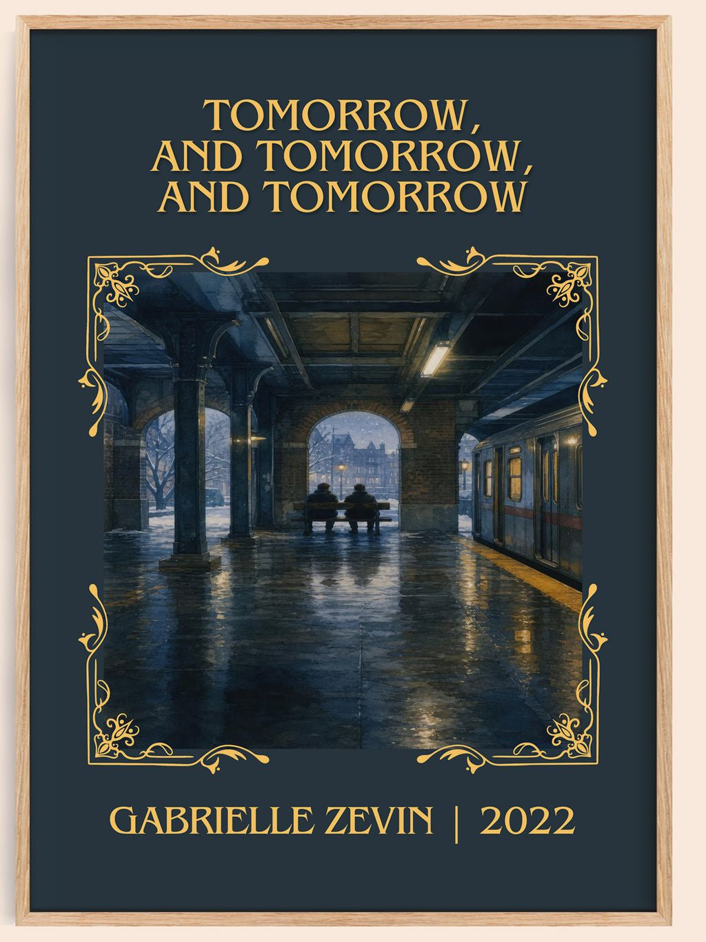 Tomorrow, and Tomorrow, and Tomorrow Classic Book Art Print by Gabrielle Zevin – book poster