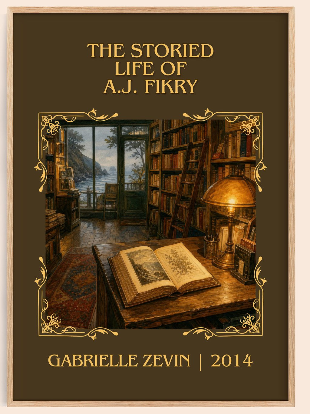 Storied Life of A.J. Fikry Classic Book Art Print by Gabrielle Zevin – book poster