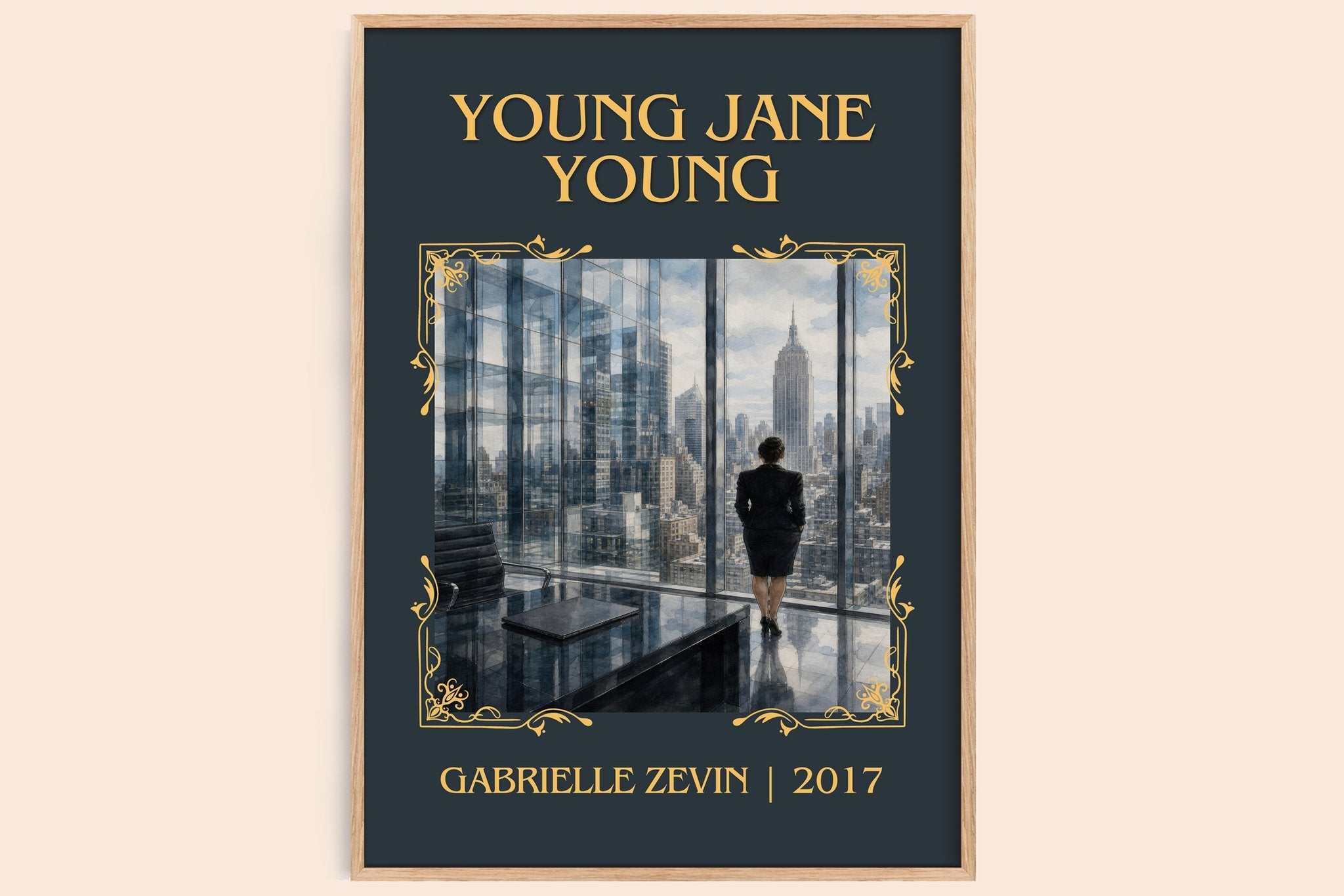 Young Jane Young Classic Book Art Print by Gabrielle Zevin