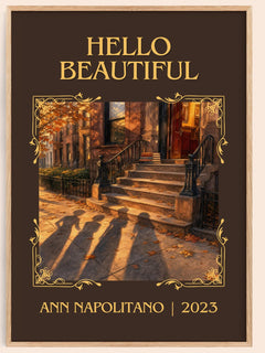 Hello Beautiful Classic Book Art Print by Ann Napolitano – book poster