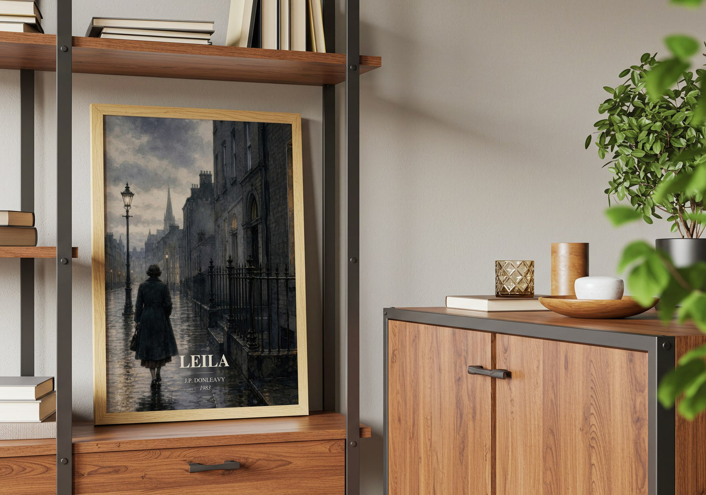 Leila book watercolour illustration paper finish options – matte satin gloss