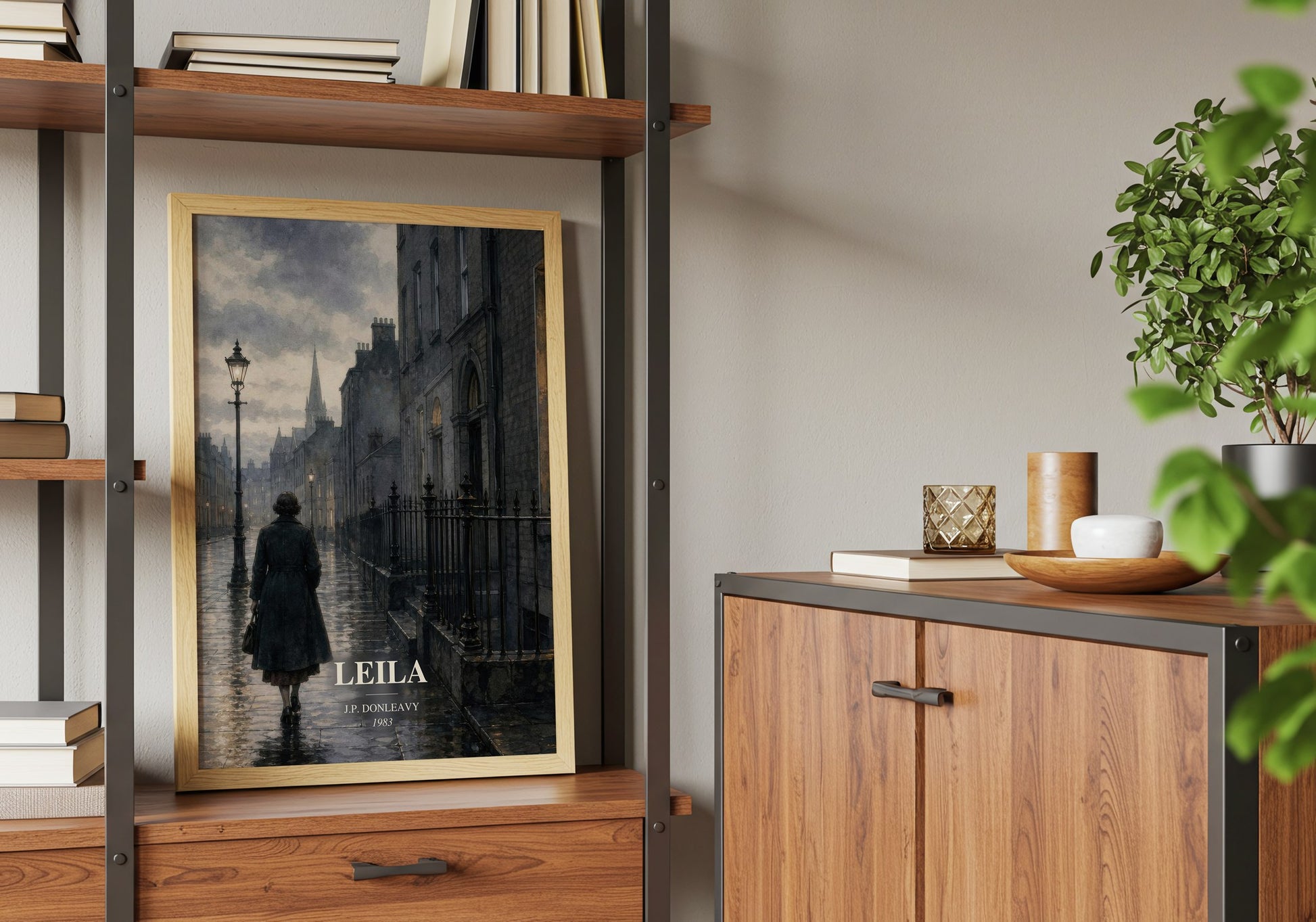 Leila book watercolour illustration paper finish options – matte satin gloss