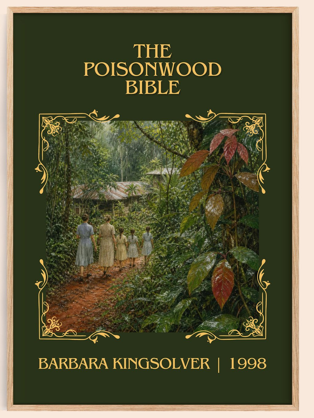 The Poisonwood Bible Classic Book Art Print by Barbara Kingsolver – book poster