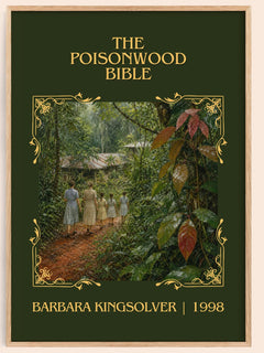 The Poisonwood Bible Classic Book Art Print by Barbara Kingsolver – book poster