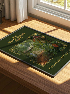 The Poisonwood Bible Classic Book Art Print by Barbara Kingsolver – print on a sunlit desk