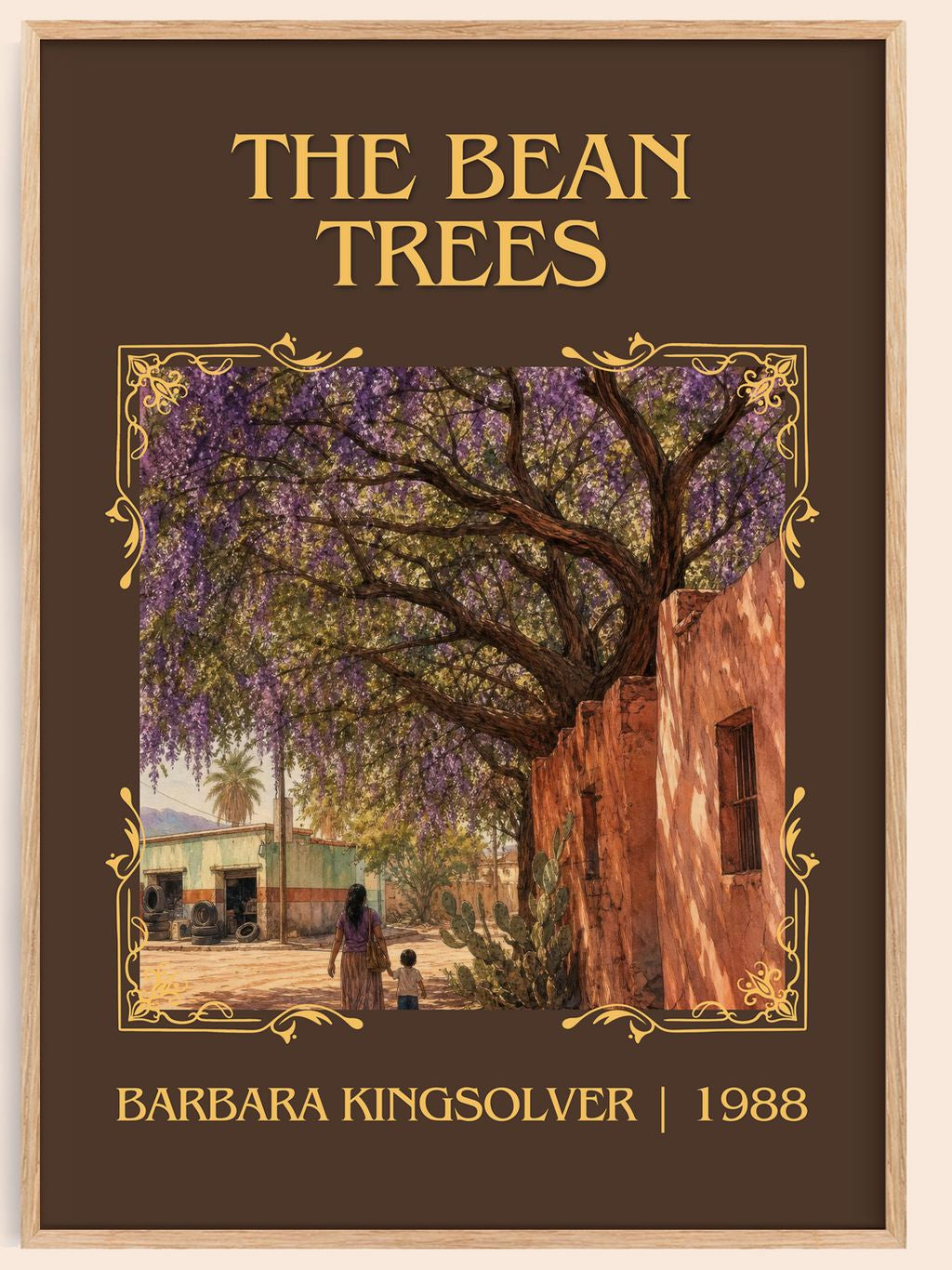 The Bean Trees Classic Book Art Print by Barbara Kingsolver – book poster