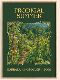 Prodigal Summer Classic Book Art Print by Barbara Kingsolver – book poster