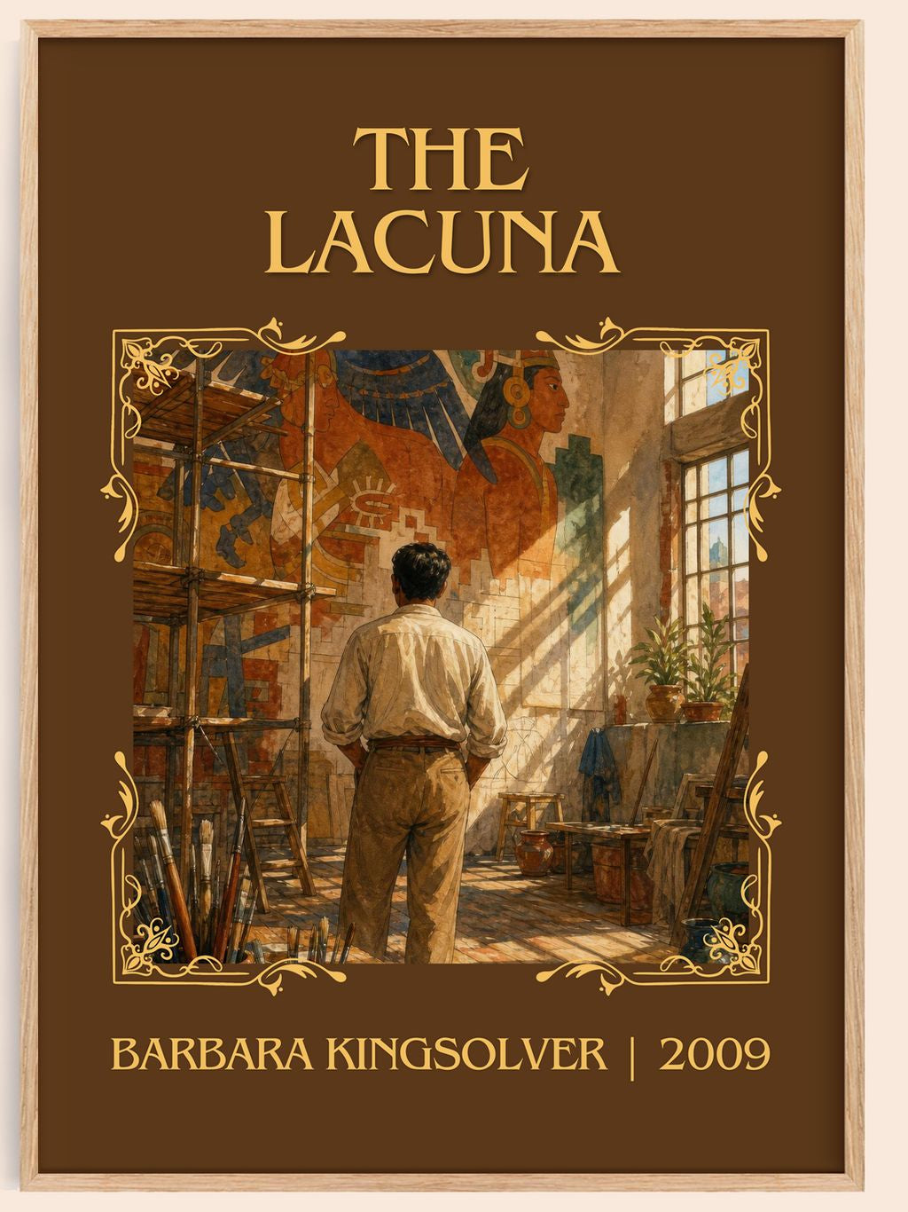 The Lacuna Classic Book Art Print by Barbara Kingsolver – book poster