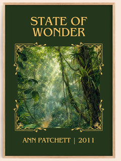 State of Wonder Classic Book Art Print by Ann Patchett – book poster