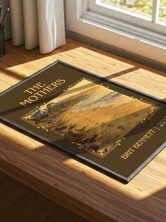The Mothers Classic Book Art Print by Brit Bennett – print on a sunlit desk