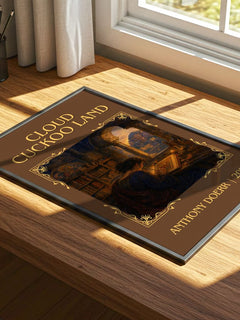 Cloud Cuckoo Land Classic Book Art Print by Anthony Doerr – print on a sunlit desk