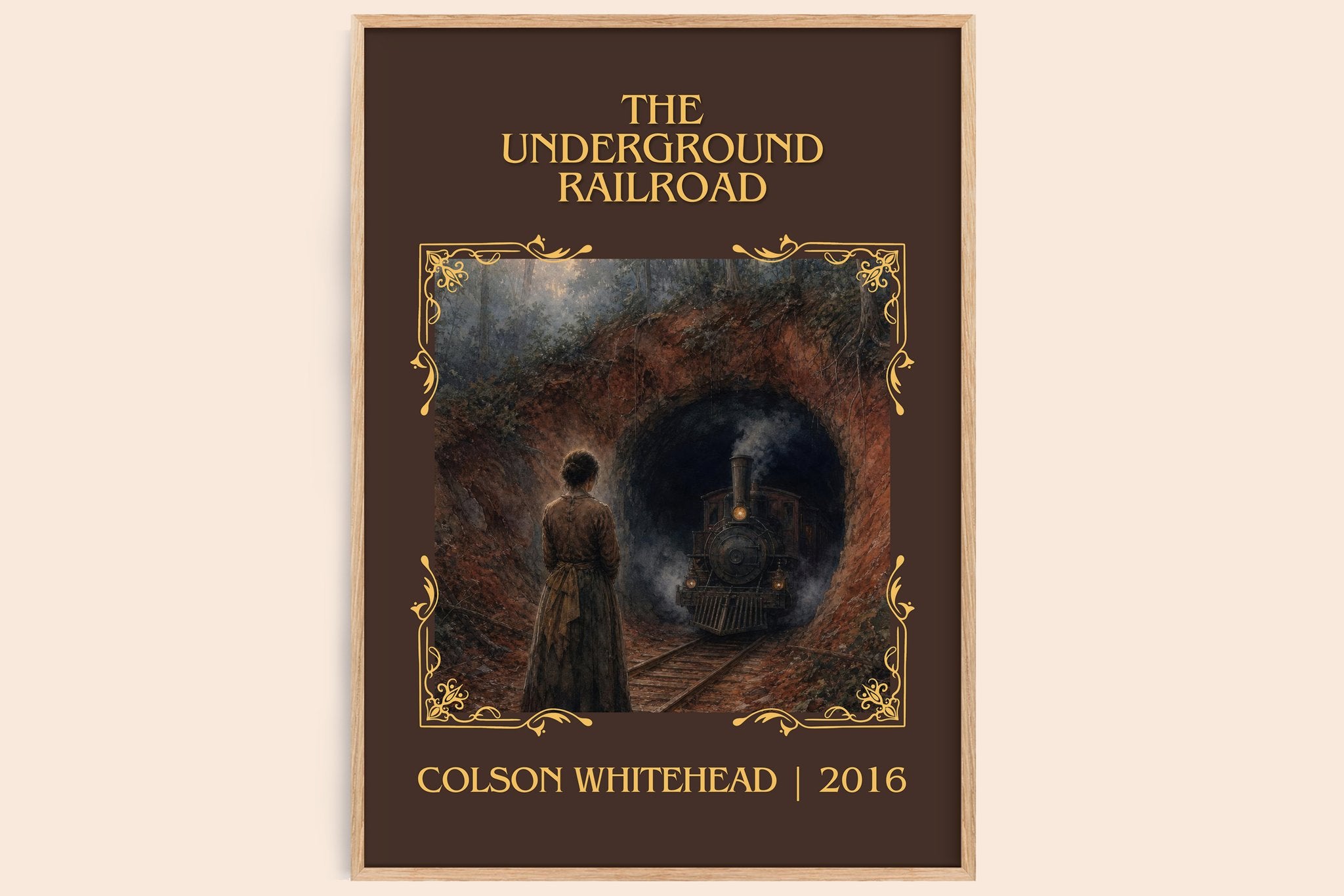The Underground Railroad Classic Book Art Print by Colson Whitehead