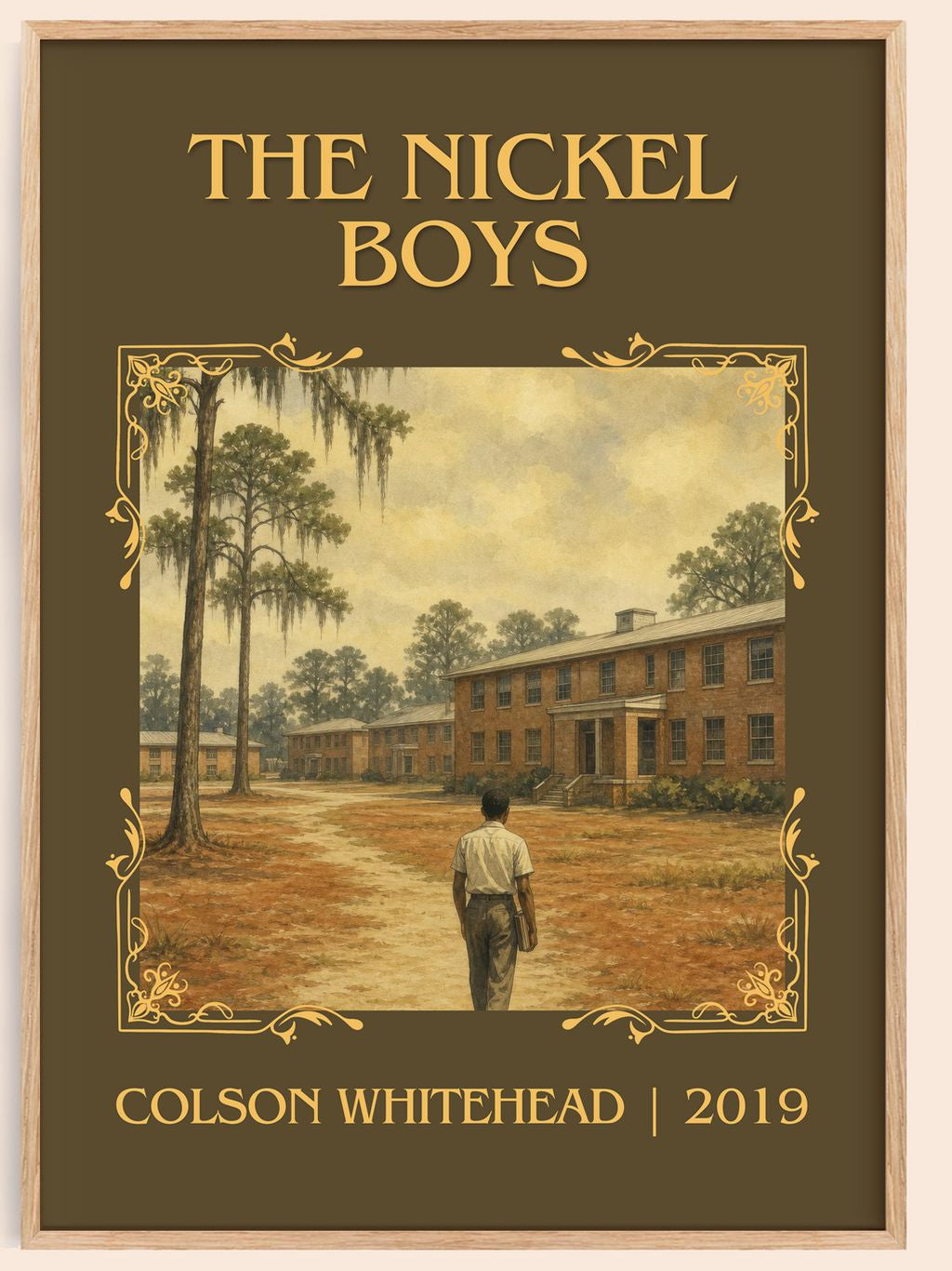 The Nickel Boys Classic Book Art Print by Colson Whitehead – book poster