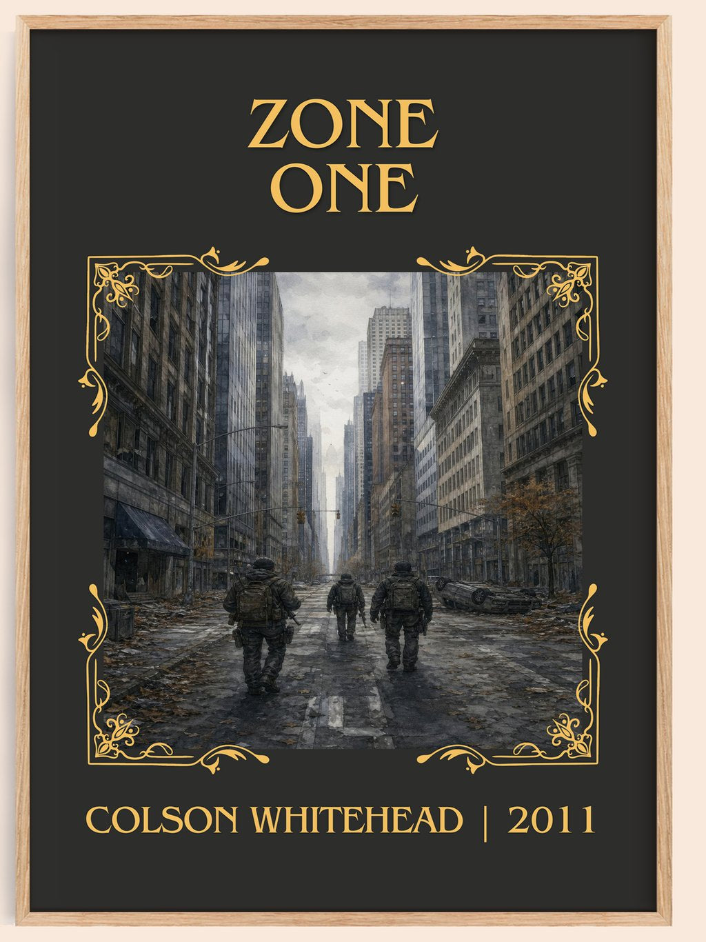 Zone One Classic Book Art Print by Colson Whitehead – book poster
