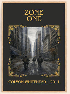 Zone One Classic Book Art Print by Colson Whitehead – book poster