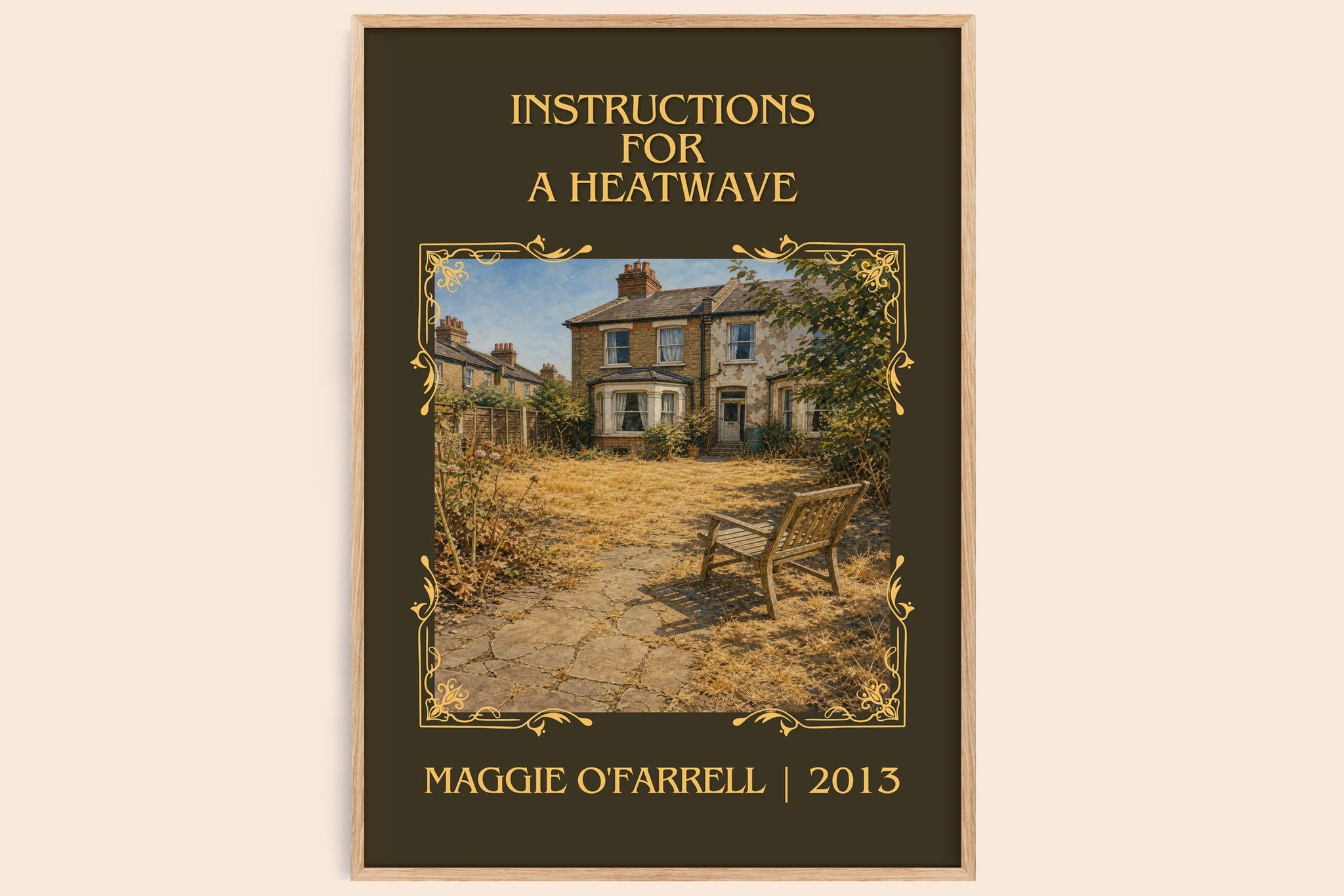 Instructions for a Heatwave Classic Book Art Print by Maggie O'Farrell
