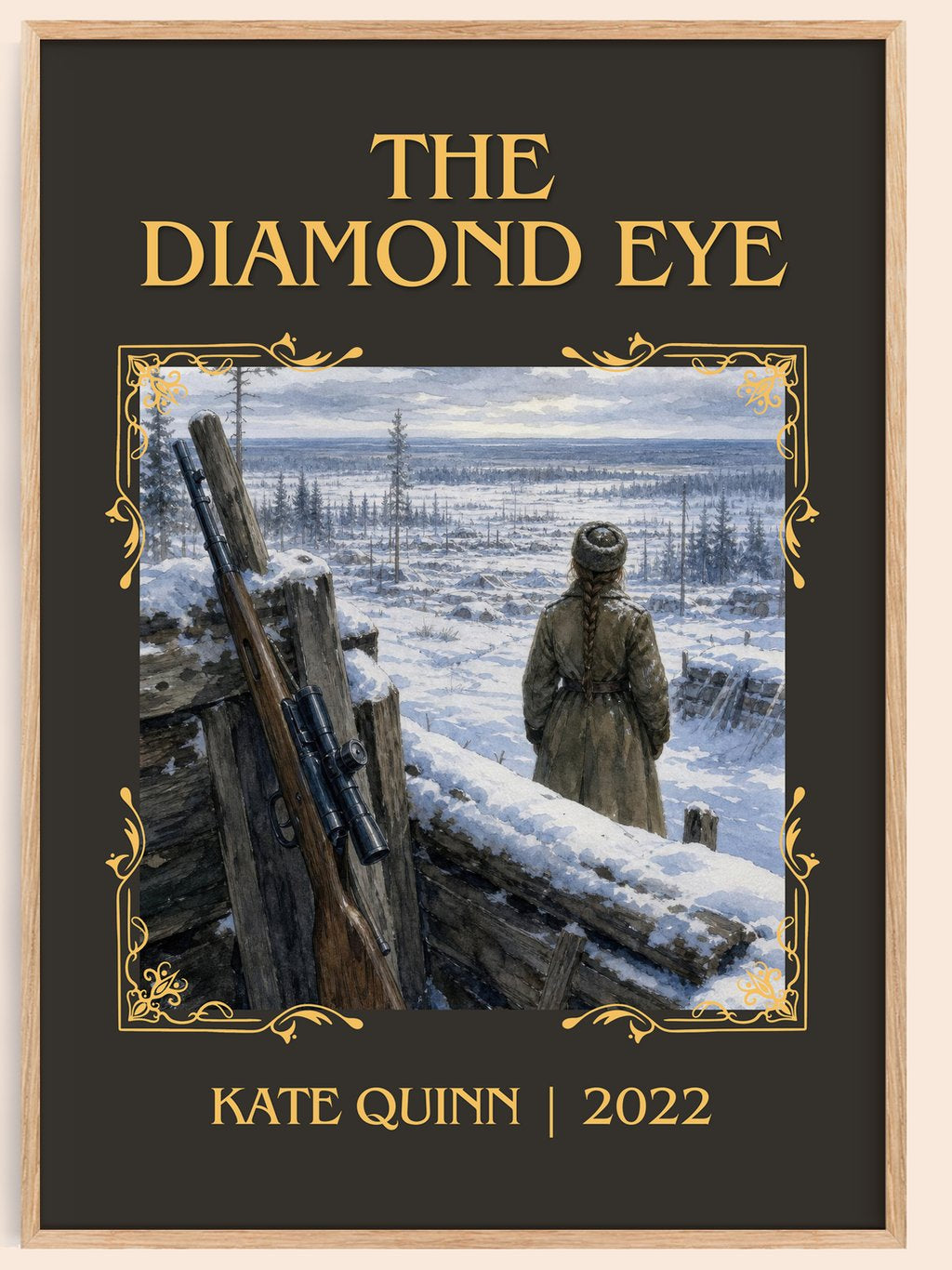 The Diamond Eye Classic Book Art Print by Kate Quinn – book poster