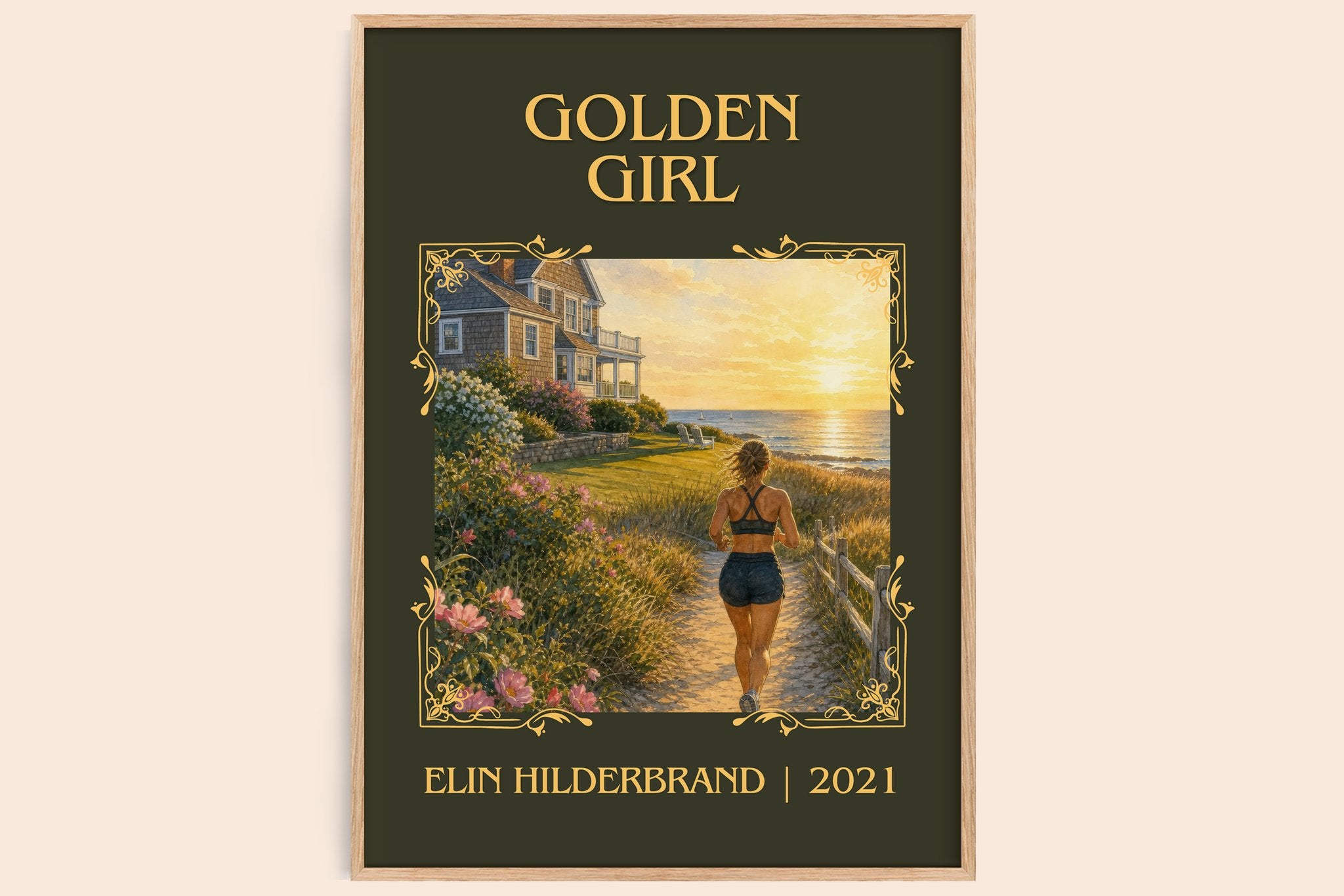 Golden Girl Classic Book Art Print by Elin Hilderbrand