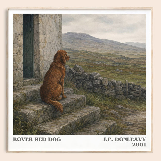 Rover Red Dog Literary Art Print by J.P. Donleavy