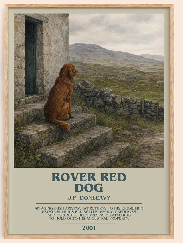 Rover Red Dog Bookish Wall Art by J.P. Donleavy