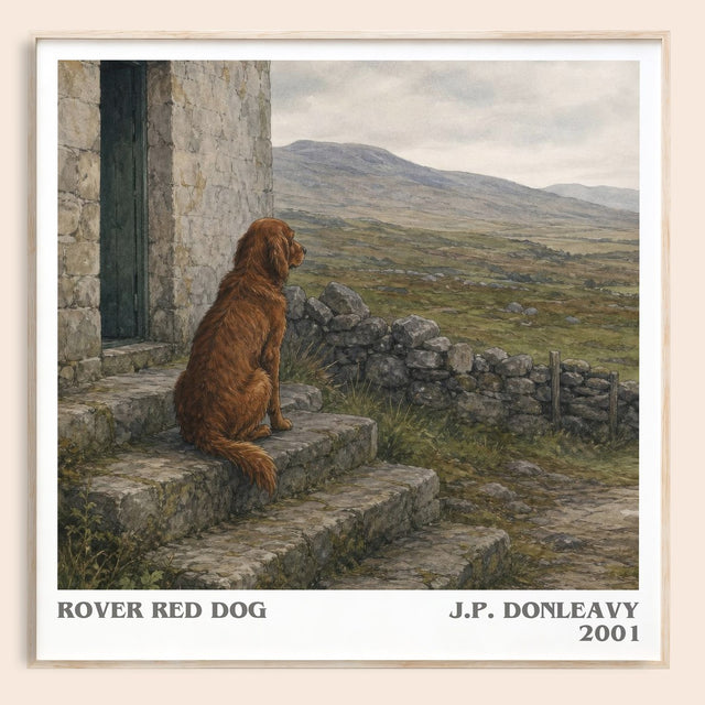Rover Red Dog Literary Art Print by J.P. Donleavy