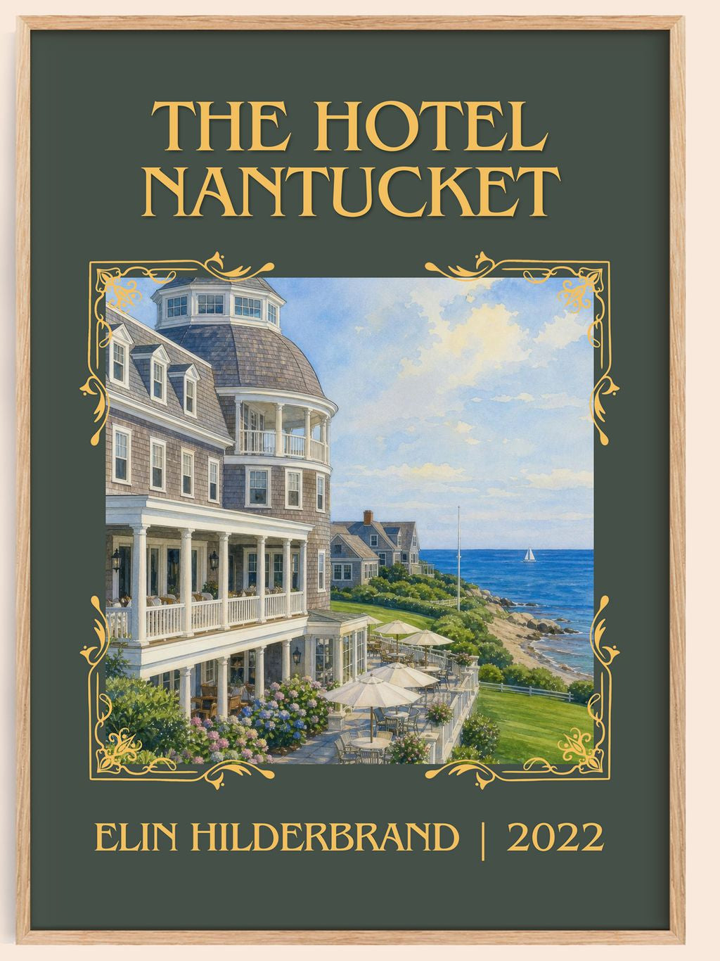 The Hotel Nantucket Classic Book Art Print by Elin Hilderbrand – book poster