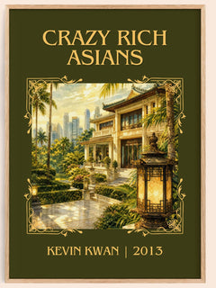 Crazy Rich Asians Classic Book Art Print by Kevin Kwan – book poster